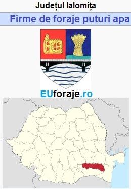 foraje puturi in judetul ialomita euforaje