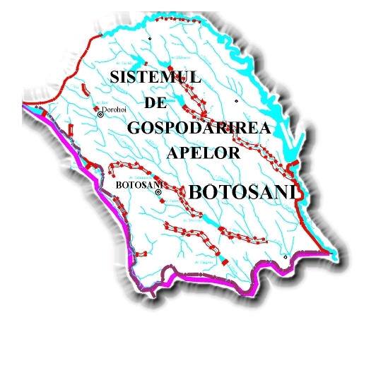 harta judetul botosani