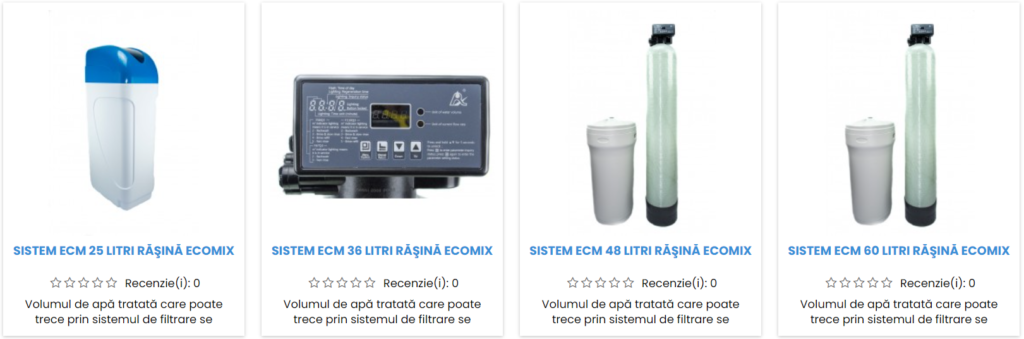 filtre eliminare fier mangan si duritate
